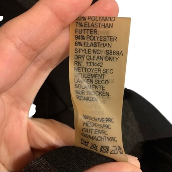 Anthropologie Maeve Black Charcoal Wide Stripe Fitted Short Sleeve Mini Dress - Picture 12 of 12